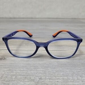 Ray-Ban Jr RB 1586 3775 Eyeglasses Frames Blue Orange  49-16 130mm Full Rim Kids